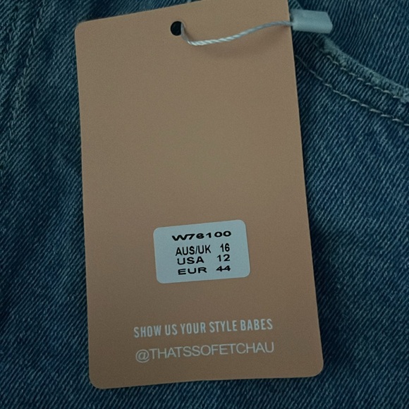 Blue distressed Jean shorts. - Picture 3 of 5